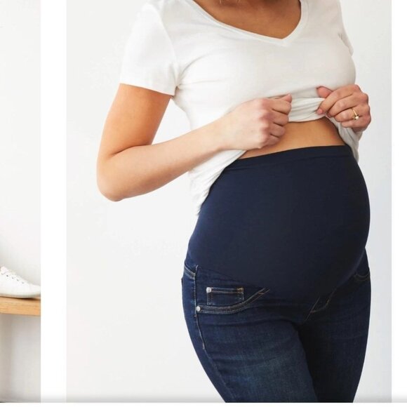Maternity Jeans Indigo blue Size Medium - Picture 1 of 7